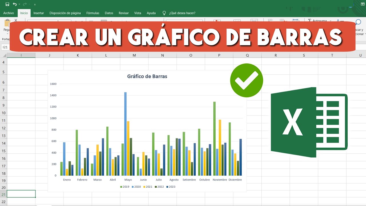 Como Hacer Graficos de Barras en Excel
