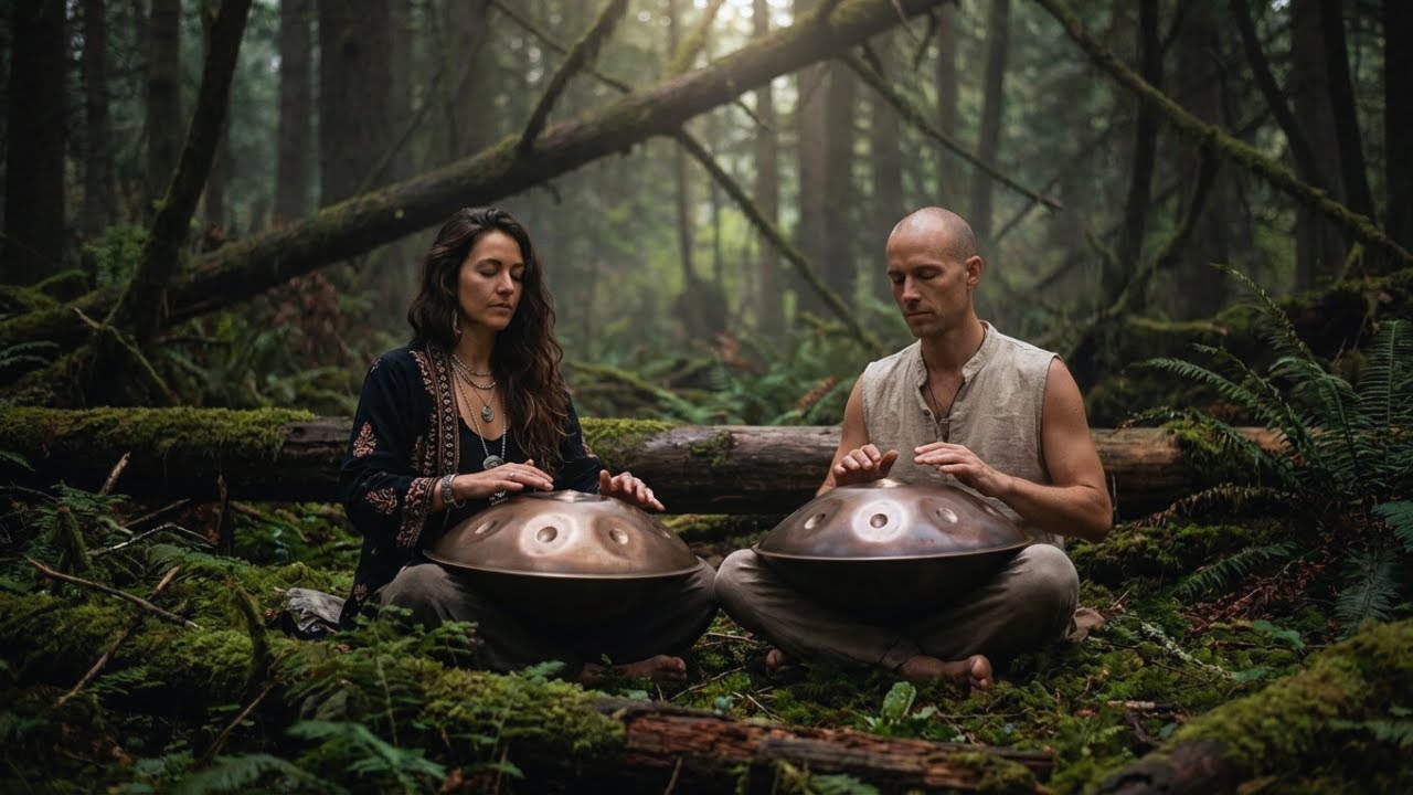 Healing Frequency for Stress & Anxiety Relief (1111 Hz) | 1 Hour Handpan