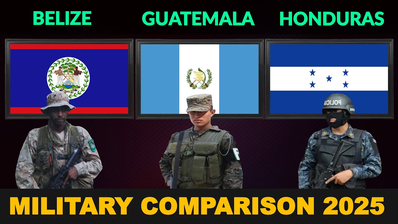 Belize vs Guatemala vs Honduras Military Power Comparison 2025