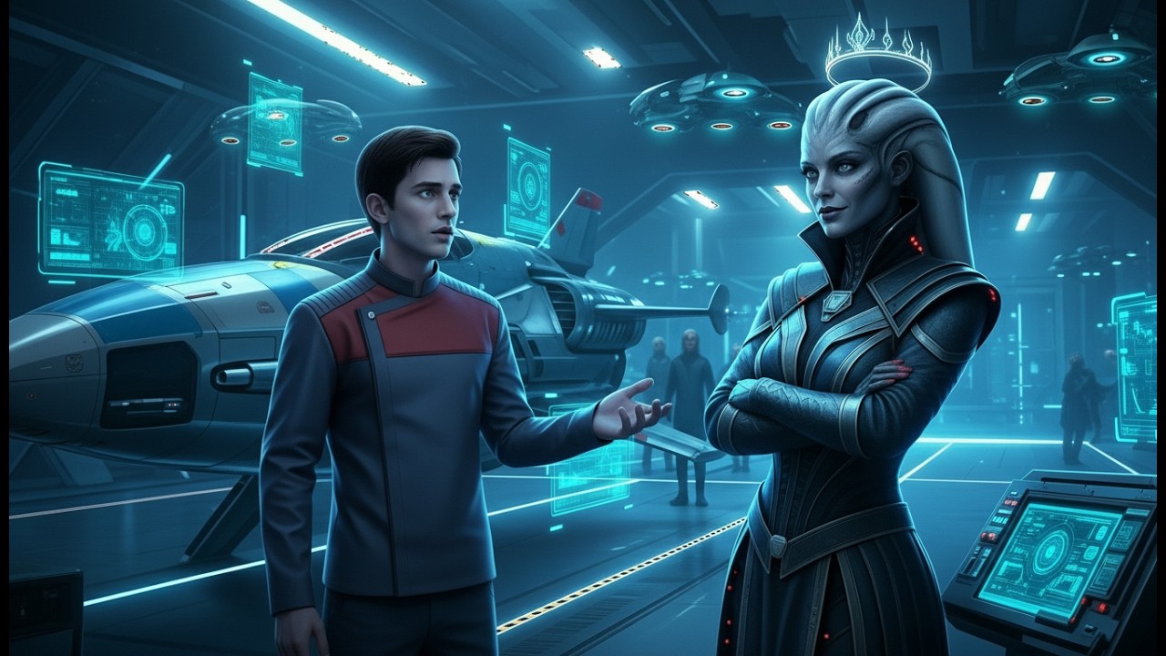 She Fixed My Ship — I Didn’t Know She Ruled the Empire
