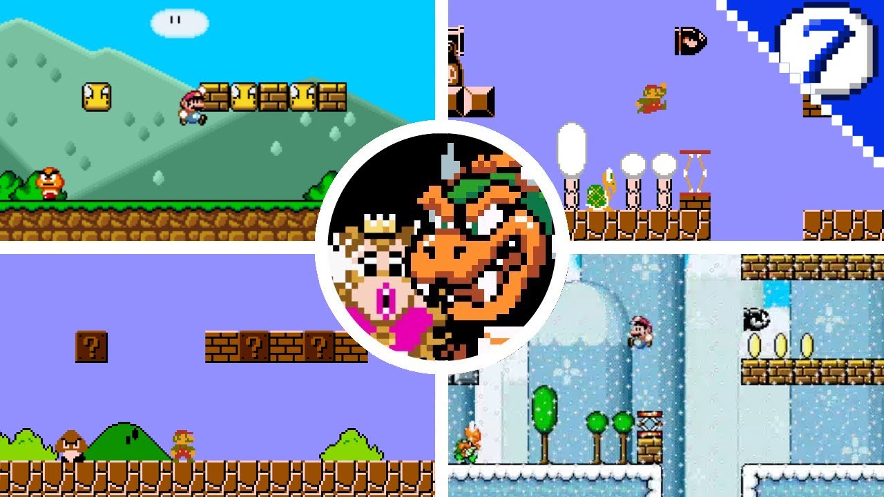 Super Mario Bros. Remade in Super Mario World! | Super Mario Construct