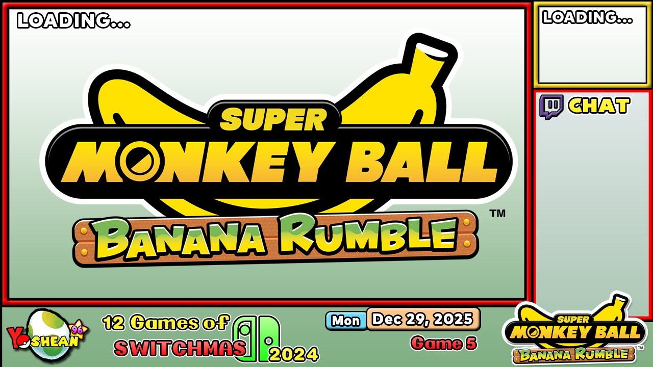 [#5] Rolling Around | #12GamesofSwitchmas2024 | Game 5: Super Monkey Ball: Banana Rumble