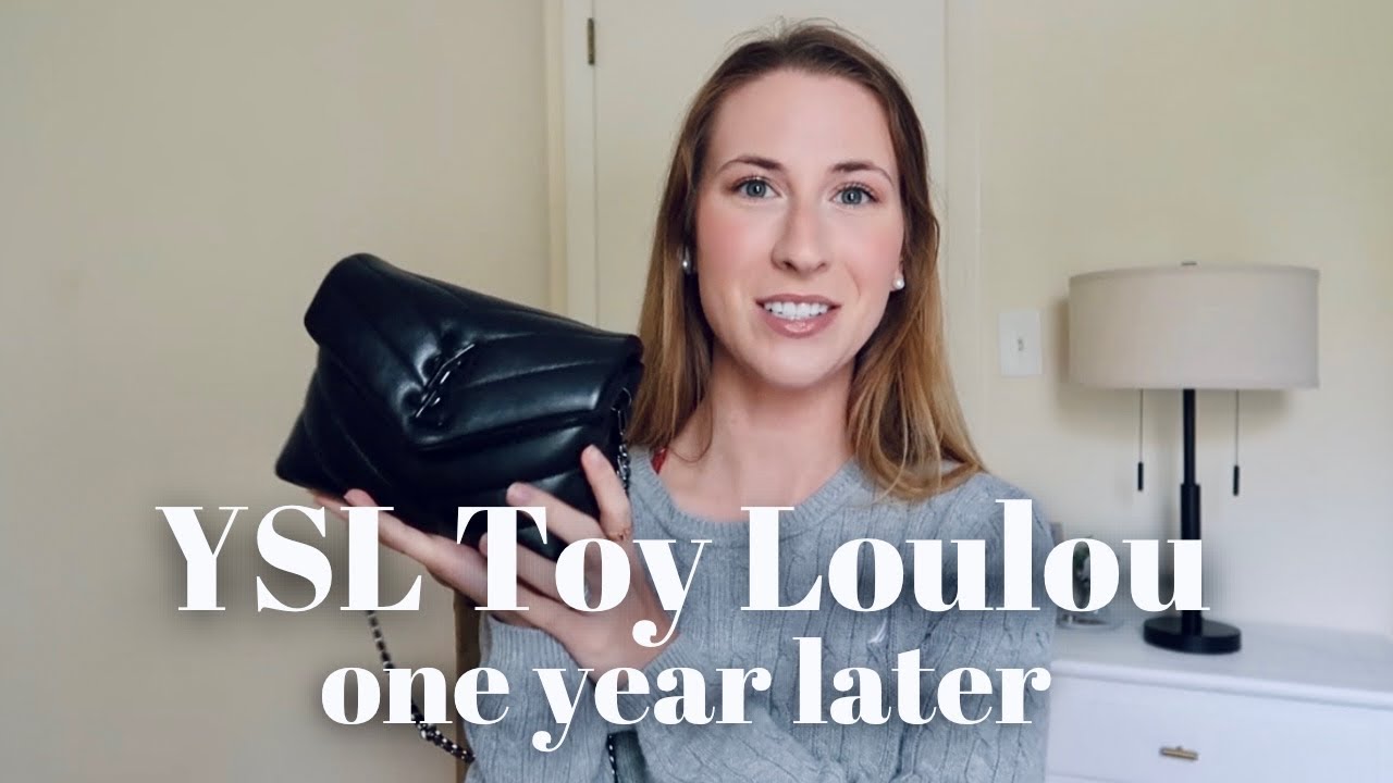 YSL Toy Loulou one year review + What’s in my bag! (black with black hardware)