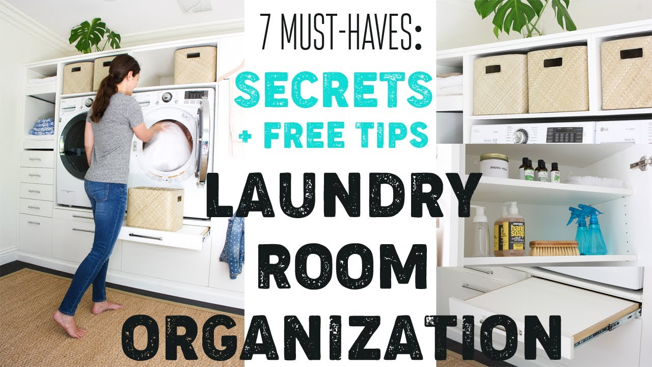 7 LAUNDRY ROOM MUST-HAVES (with Raised Washer & Dryer!) | COMPLETED Laundry Remodel Quick Tour!🧼