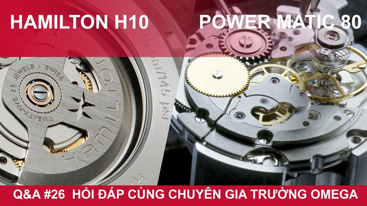 So s&aacute;nh Tissot Power Matic 80 & Hamilton H10, Chronometer của Thụy Sĩ v&agrave; Din 8319 của Đức | Q&A #26