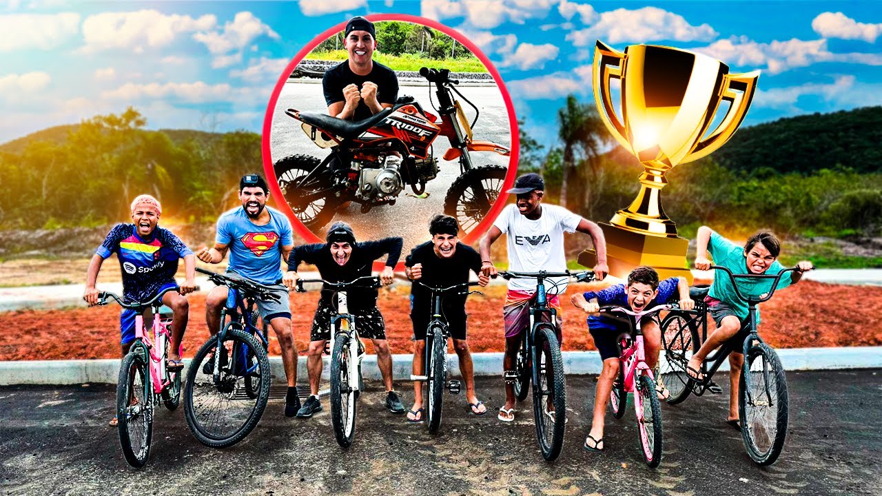 OS MOLEQUES VÃO DAR A VIDA PELA MINI MOTO