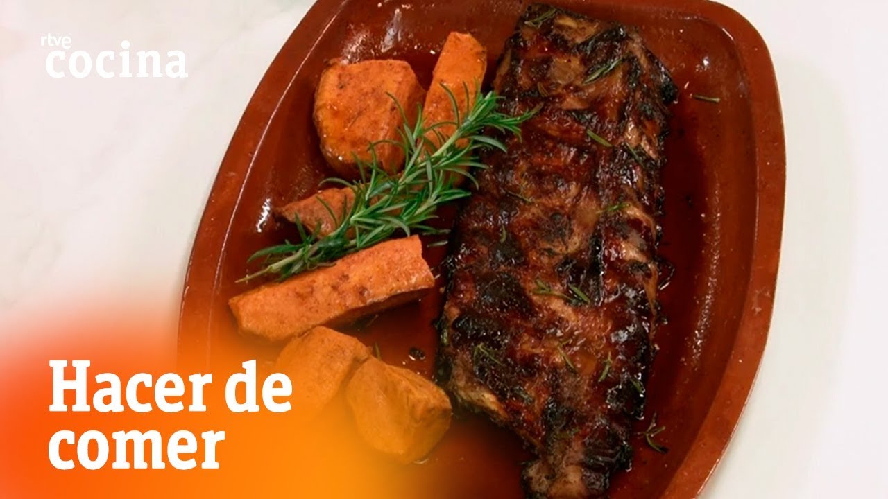 Cómo hacer Costillas a la miel - Hacer de comer | RTVE Cocina