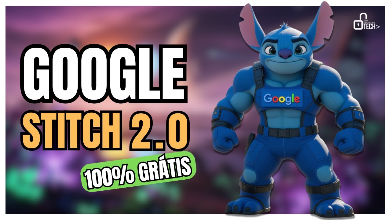 Codificação Grátis com IA - Google Stitch 2.0