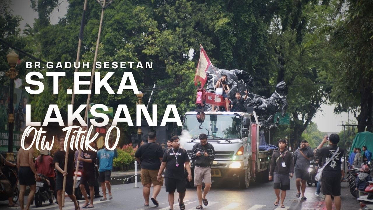 BTS Keberangkatan Ogoh-Ogoh Banjar Gaduh Sesetan 2025 Menuju Kasanga Fest