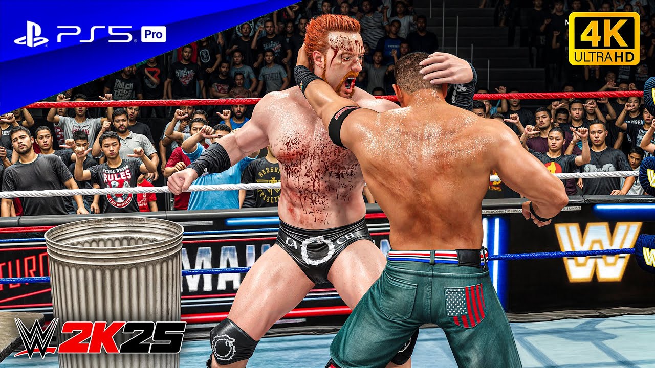 WWE 2K25 — Джон Сина против Шеймуса — величайший бой всех времён на SNME, полный матч | PS5™ Pro ...
