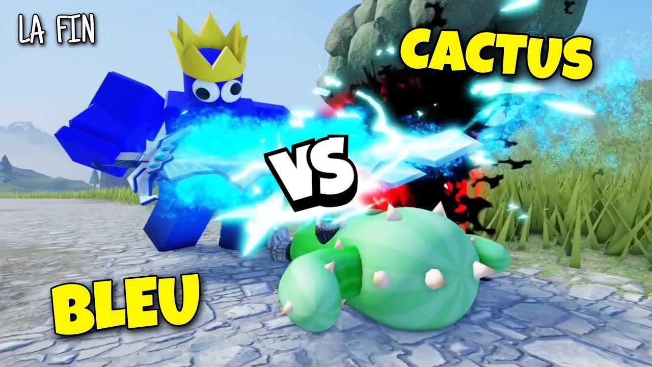 CACTUS ET LA BATAILLE FINAL CONTRE LES BLEUS ... ! BROOKHAVEN - ROBLOX