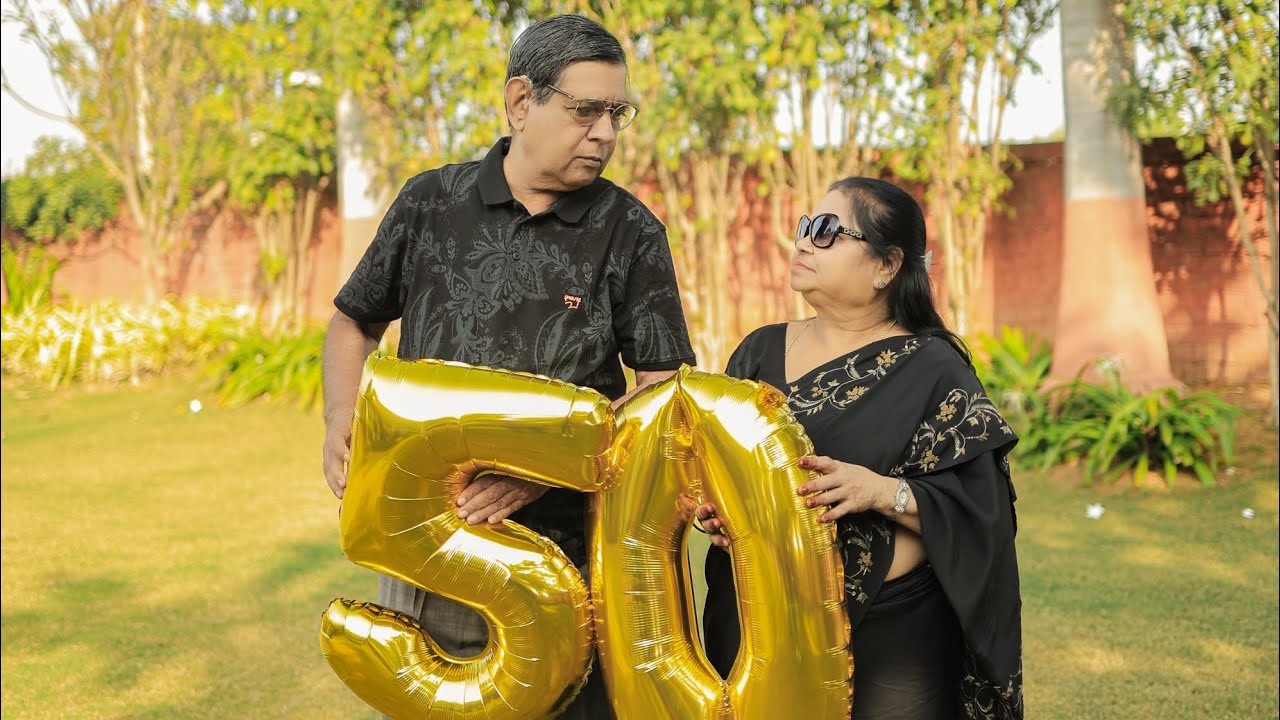 50th anniversary pree shoot PREMSHANKAR JI & PRABHA JI