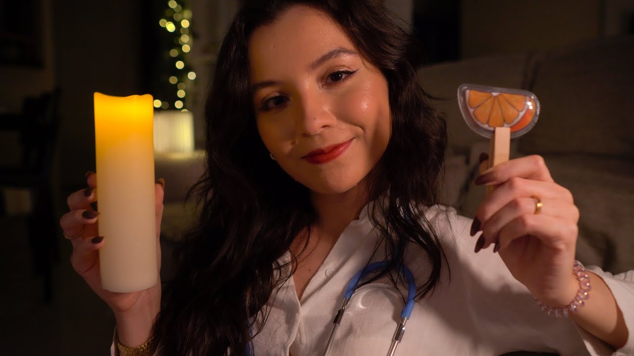 asmr | exame dos nervos cranianos
