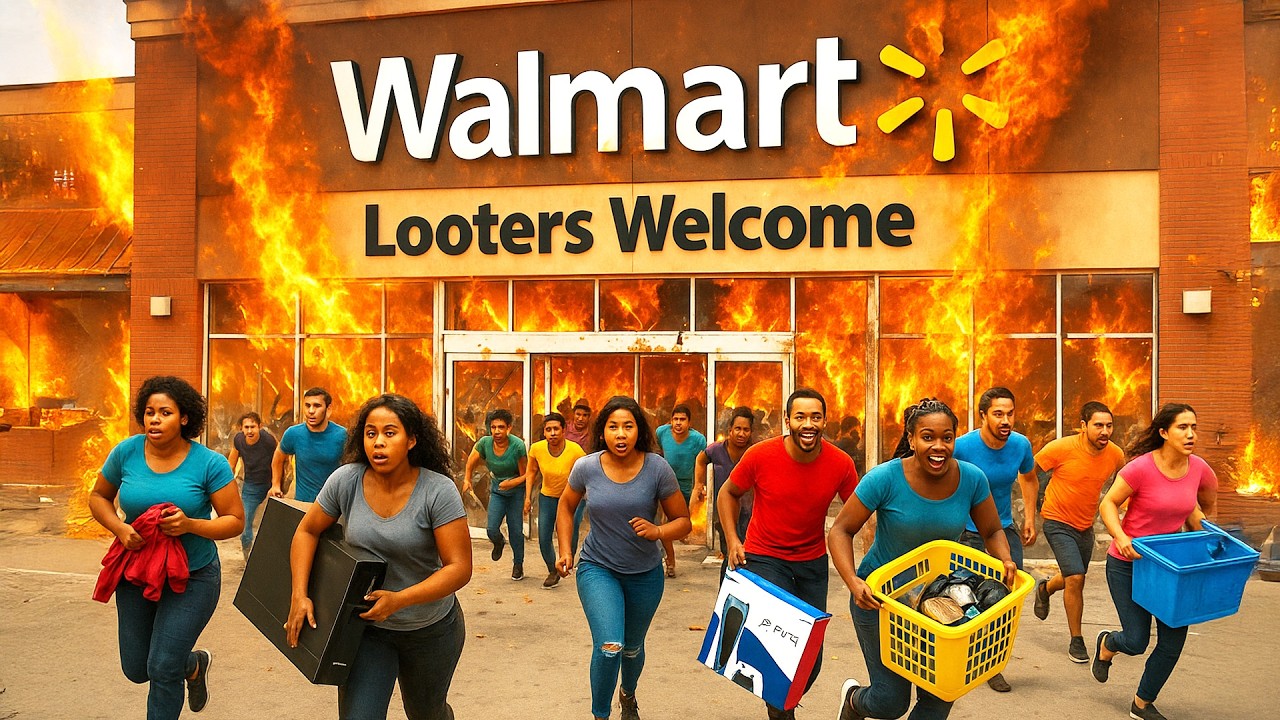 Грабители SNAP попали на камеру во время кражи из Walmart
