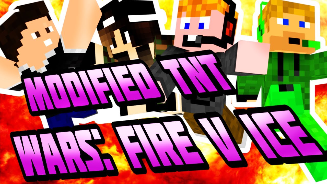 Minecraft - Modified TNT Wars: Fire V Ice [ROBBANÁSOK!!!]