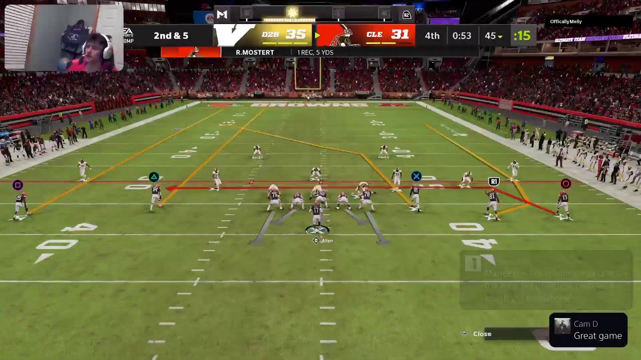 MUT 22 Weekend league gameplay vs cheese (1-0)