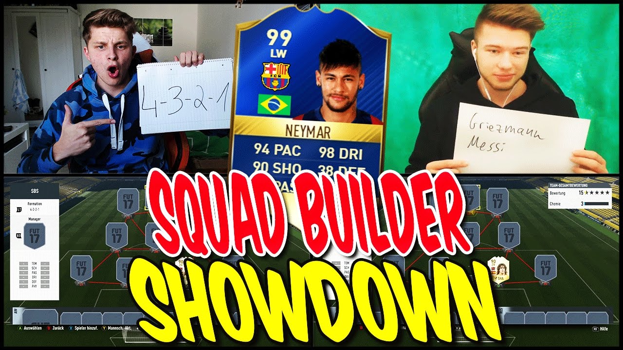FIFA 17 - NEYMAR SQUAD BUILDER SHOWDOWN vs. PROOWNEZ!! ⛔️🔥😈 - ULTIMATE TEAM (DEUTSCH) - FIFAGAMING