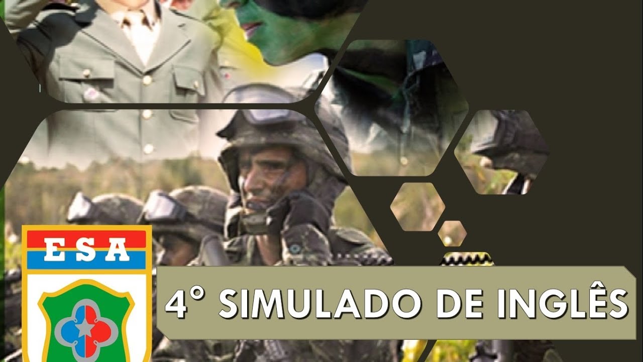 4° SIMULADO DE INGLÊS ESA | Teacher Rafael