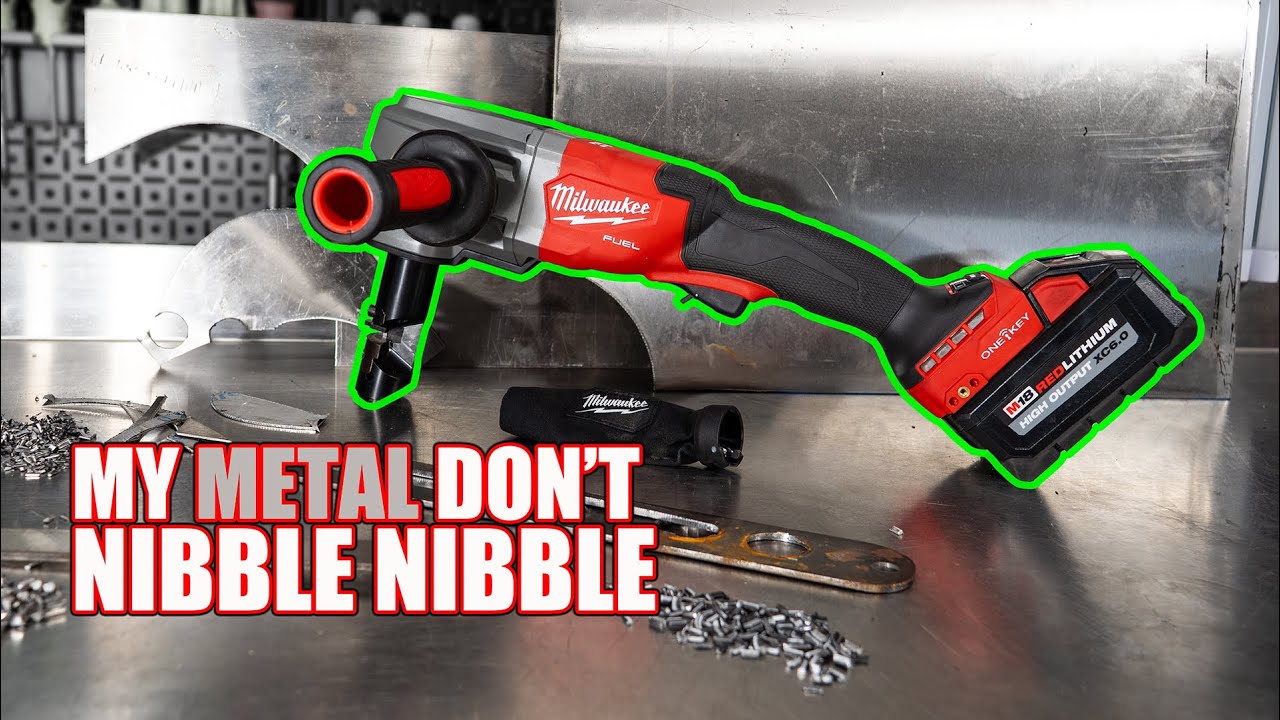 EZ WORK! First EVER Milwaukee M18 FUEL 10GA Nibbler Review [3476-20]