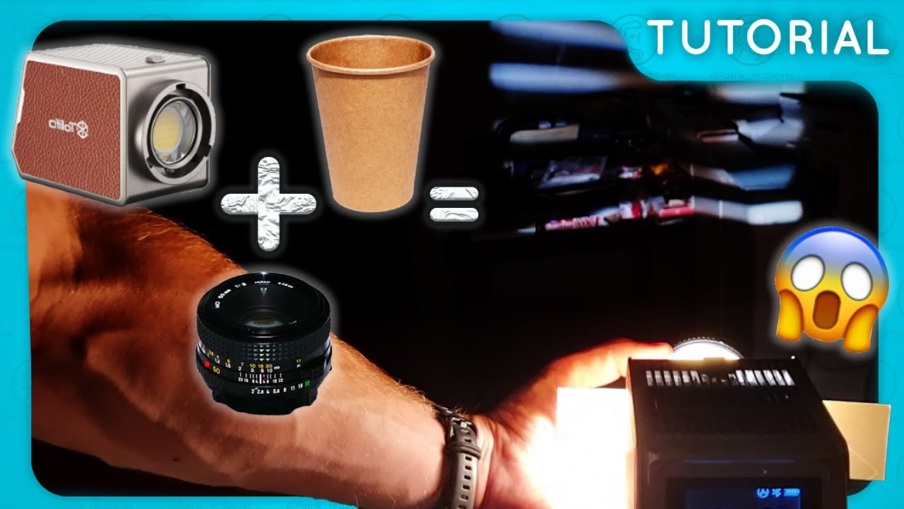 How to make FREE Gobos Shapes Projector for ANY Studio Light
