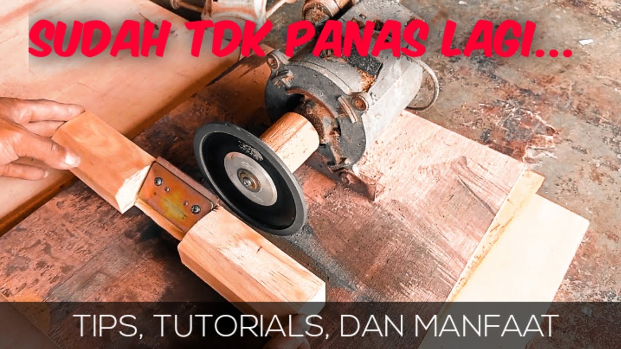 MEMBUAT ALAT BANTU MENGASAH MATA PISAU SERUT KAYU