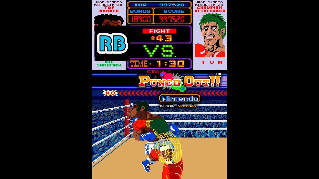 1984 [60fps] Punch-Out!! 999990pts