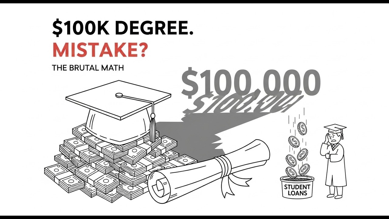 The Brutal Math of Your $100K Degree Was a Financial Mistake | UnpopularMath