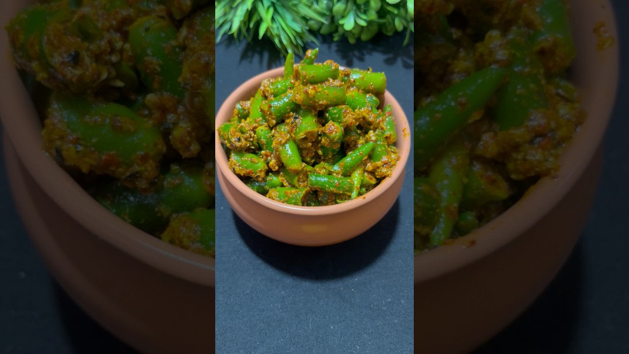 Instant hari mirch ka achar💯😋🥵|home made mrchi ka achar| #trending #shorts