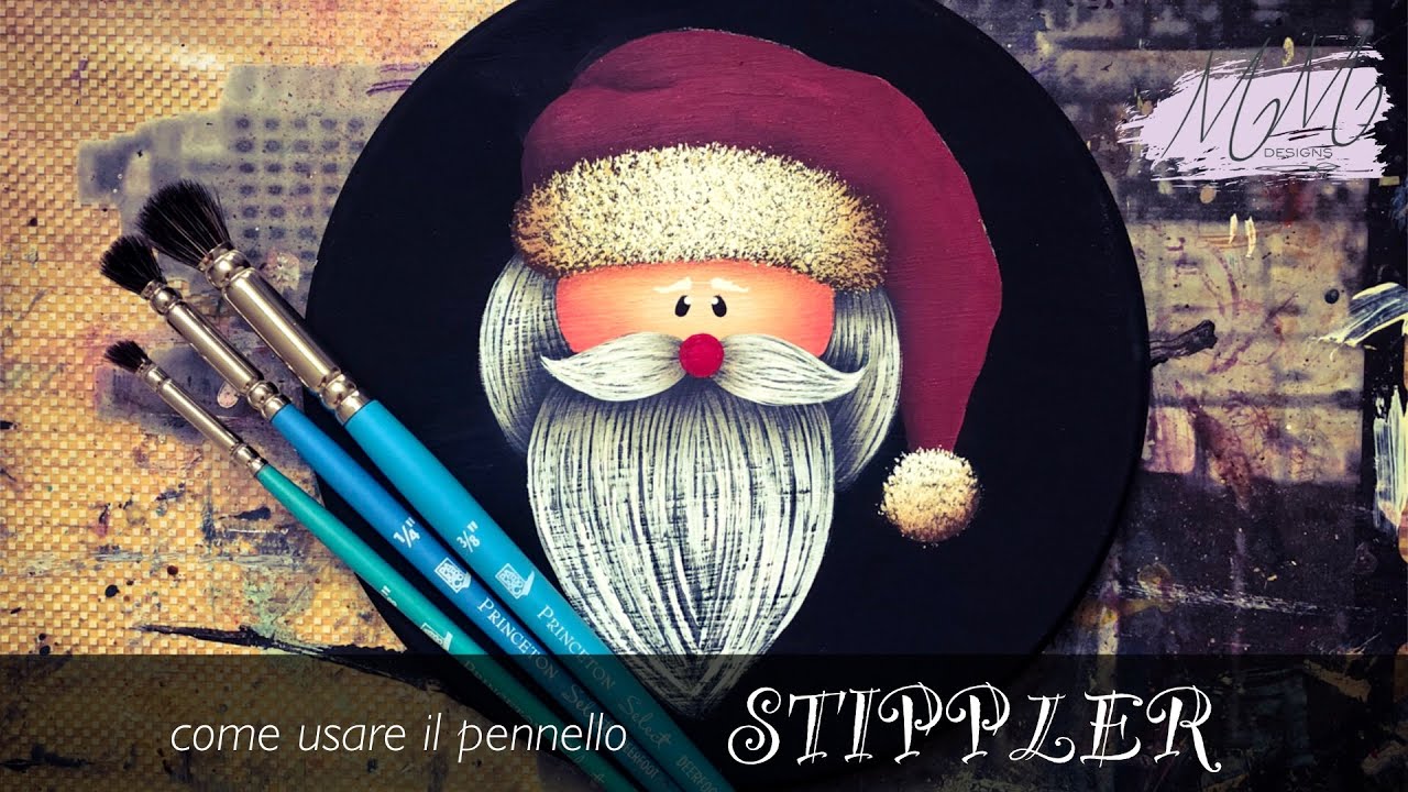 Tutorial Pittura - Country Painting - Come usare il pennello Stippler