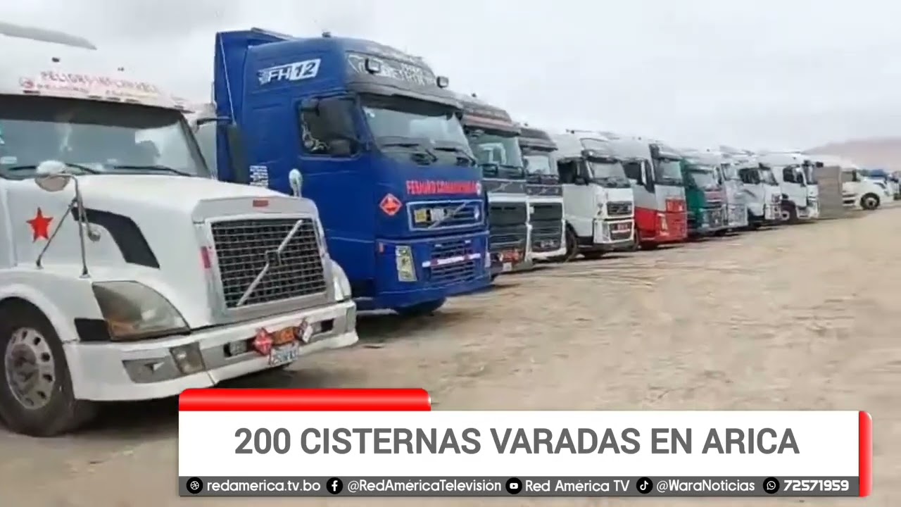 200 CISTERNAS VARADAS EN ARICA