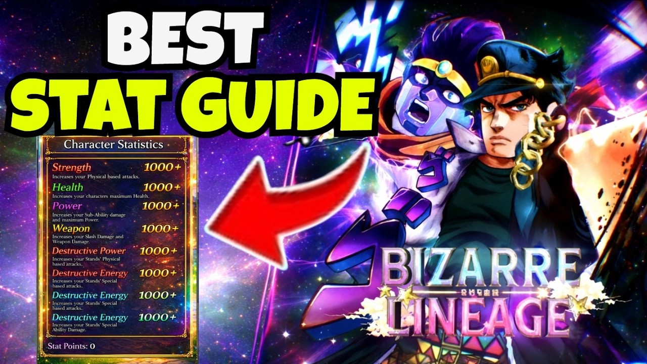 BIZARRE LINEAGE STAT GUIDE (BEST STATS FOR PVP & PVE) | ROBLOX BIZARRE LINEAGE