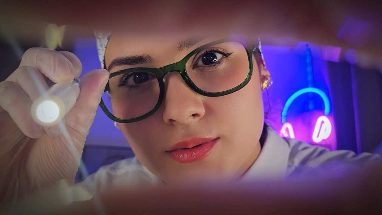 ASMR MEDICAL Limpeza de OLHOS Profunda👁👁ROLEPLAY 🩺