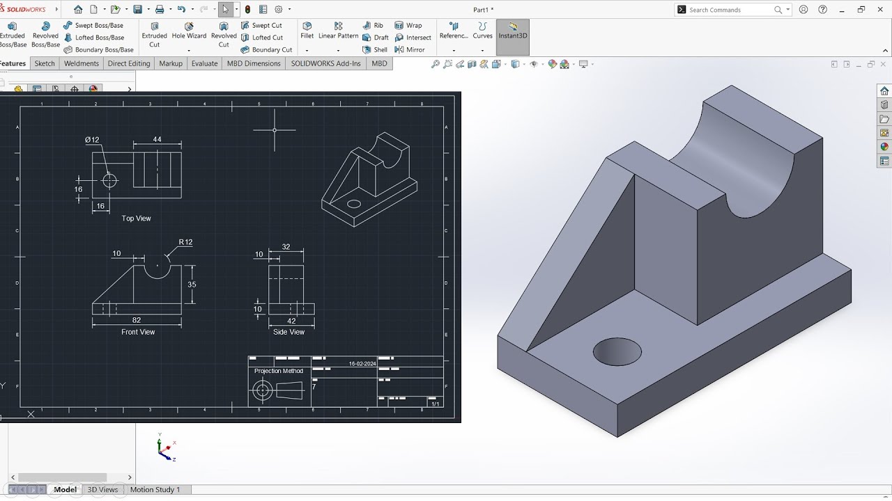 How to Convert AutoCAD to Solidworks.