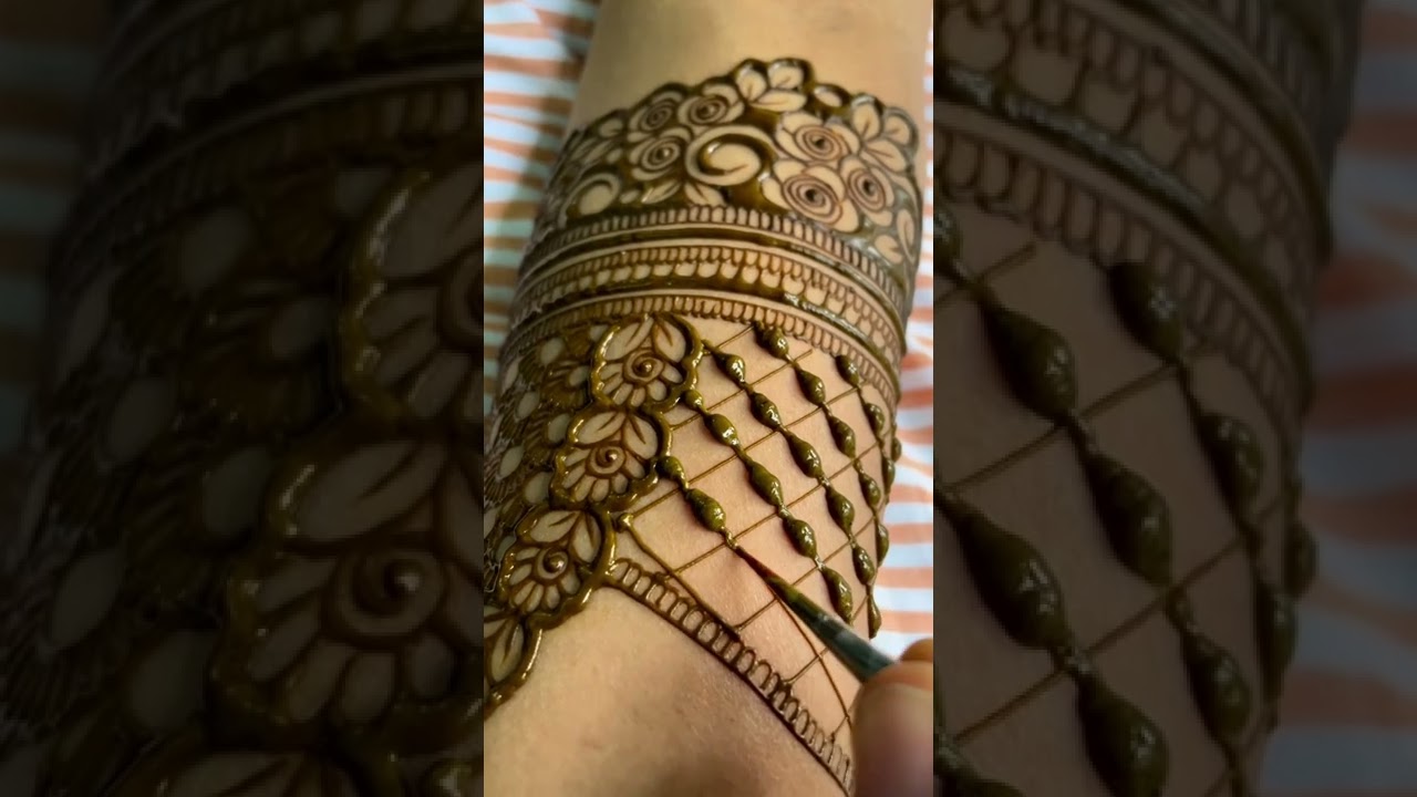 Wedding Bridal Henna Mehndi Design|Simple Easy Full Hand Dulhan Mehendi Designs||Easy Mehandi