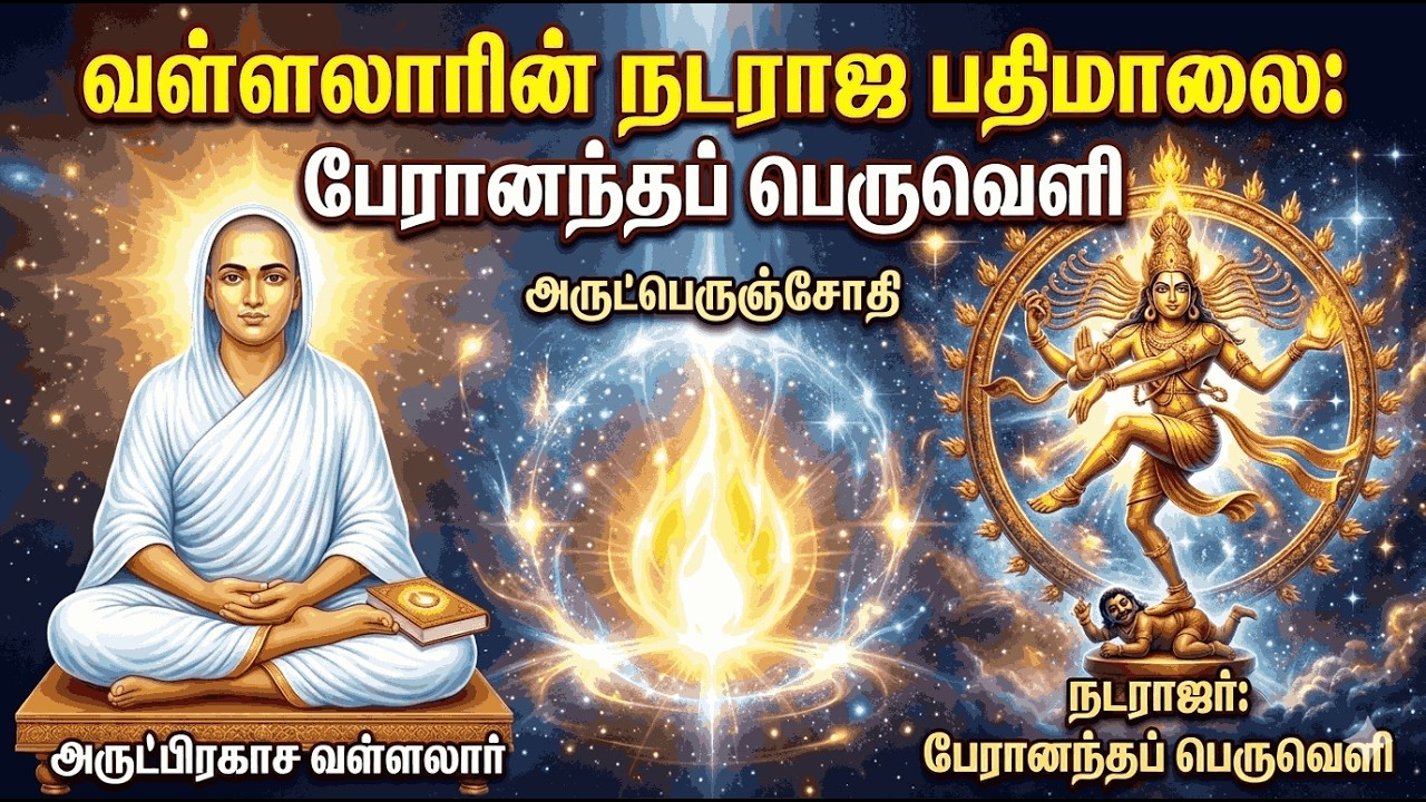 அருட்பெருஞ்ஜோதி தரிசனம்: வள்ளலார் காட்டும் பேரானந்தப் பெருவெளி. #வள்ளலார் #அருட்பெருஞ்ஜோதி