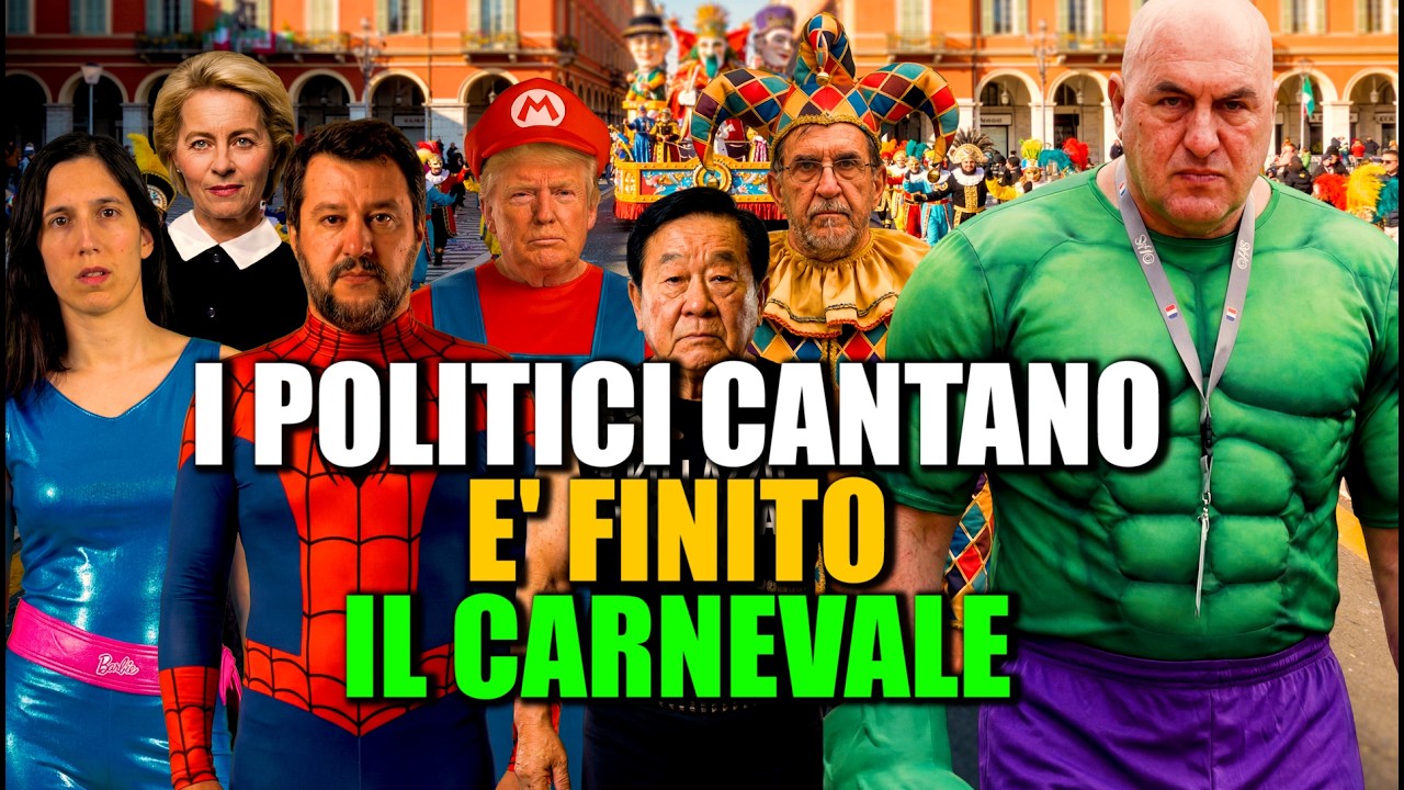 I POLITICI CANTANO - E' FINITO IL CARNEVALE (HIGHLANDER DJ EDIT) #carnevale2026 #ipoliticicantano