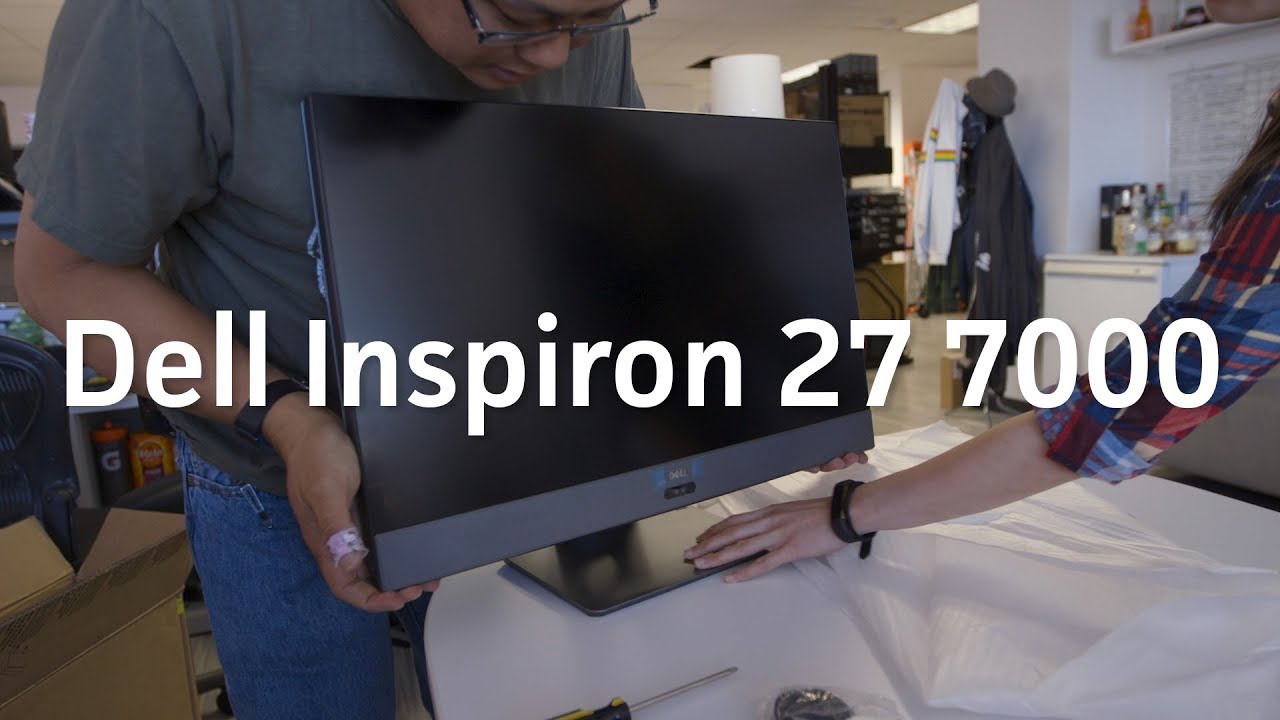 Unboxing (and partial teardown!) of the first Ryzen all-in-one | PC Dell Inspiron 27 7000