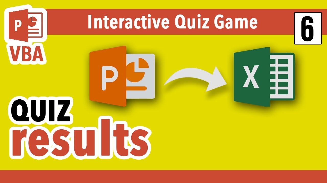 How to save PPT Quiz Results to Excel Sheet with Question & Attempted Answer [VBA Tutorial]
