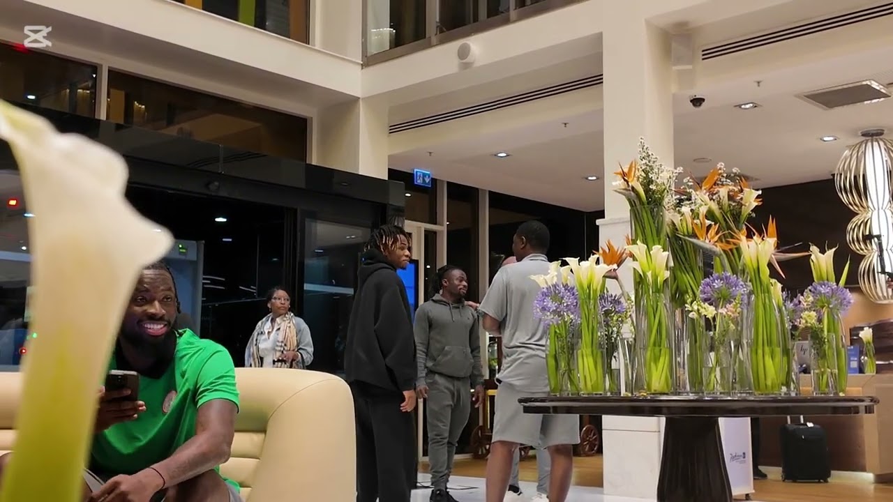 Chukwueze, Simon Moses, Boniface, Rafael Onyedika & Others Arrive Super Eagles Camp in Rwanda