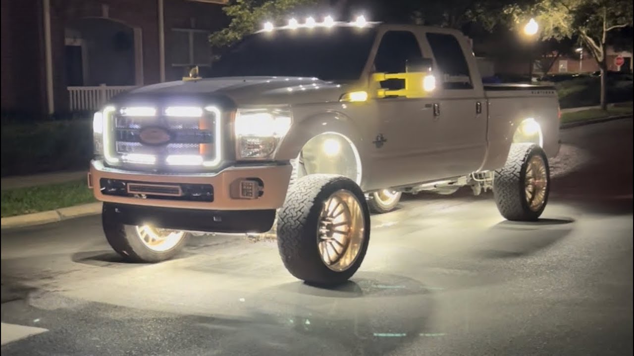 Rock Light Install Turbo’d Industries 36w Pure White!