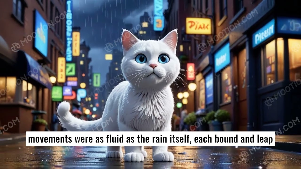 #The Enigmatic Cat of the Rainy City