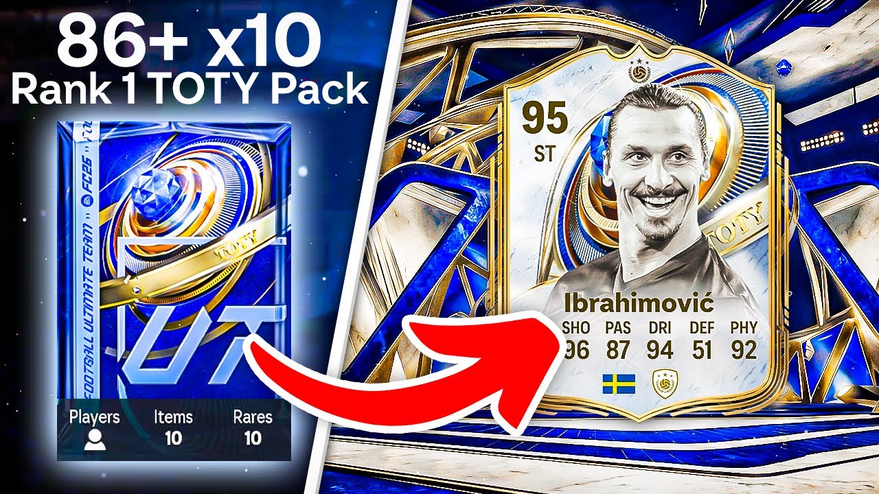 86+ x10 TOTY RANK 1 PACKS! 😲 FC 26 Ultimate Team