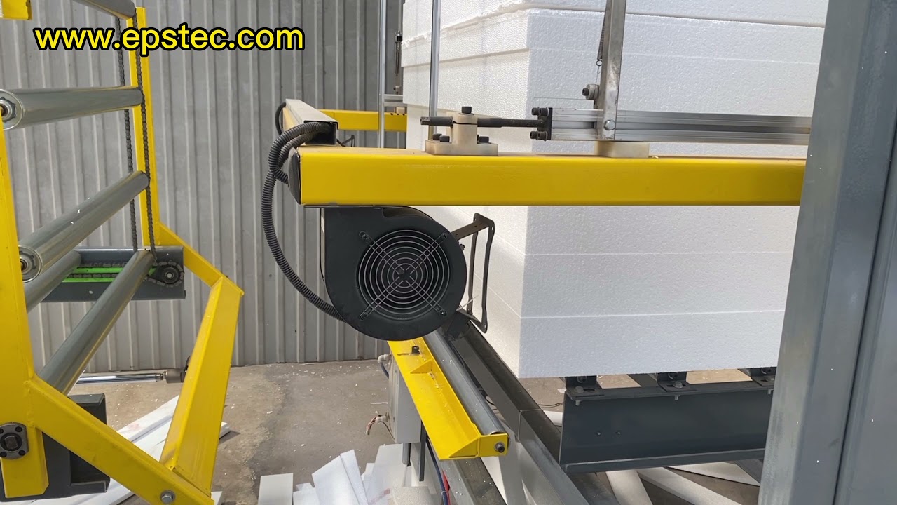 China automatic continual EPS cutting line for EPS expanded polystyrene