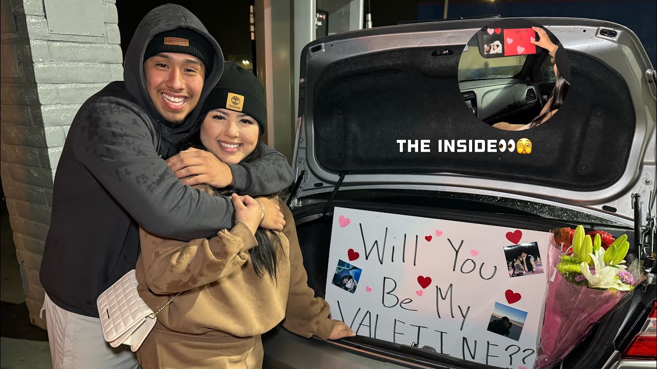 ASKING MY GIRLFRIEND TO BE MY VALENTINE❤️