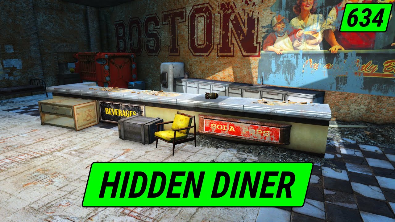 Diamond Diner Most Players NEVER See | Fallout 4 Unmarked | Ep. 634