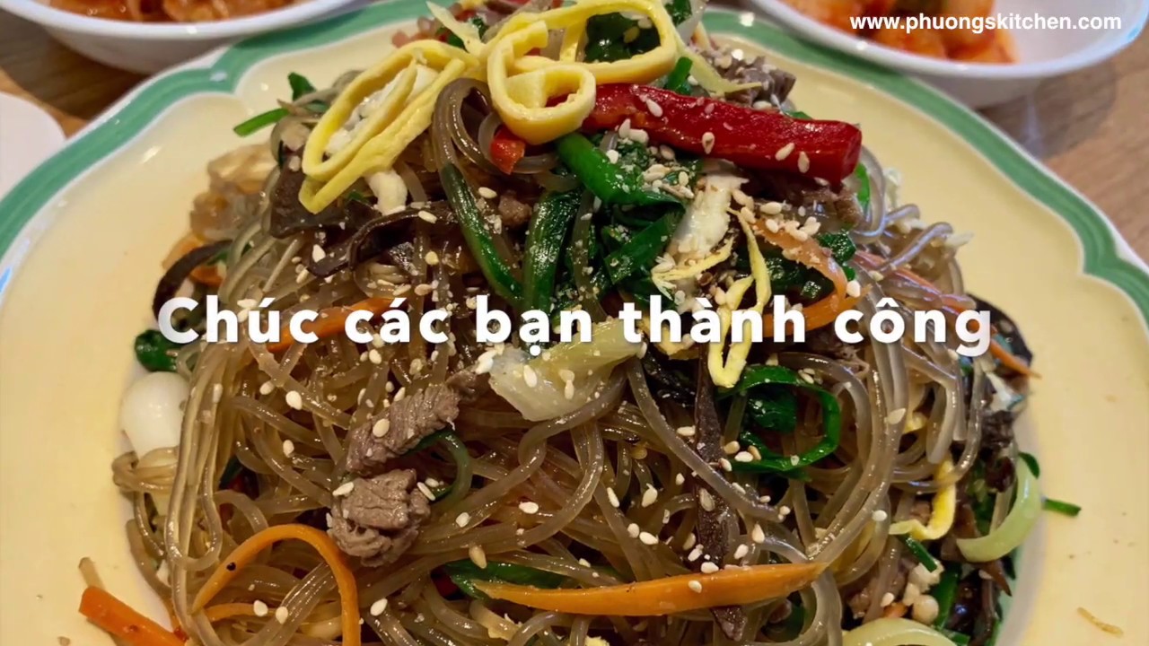 Miến trộn Hàn Quốc chuẩn vị