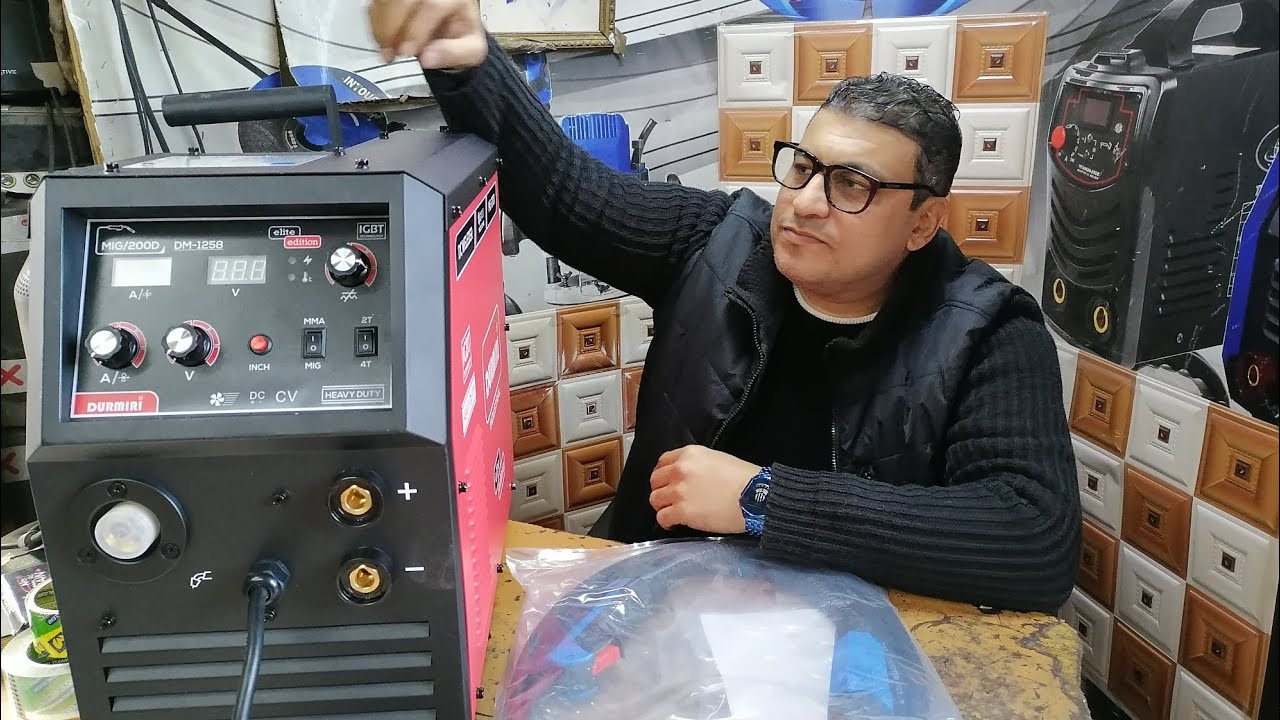 ماكينه لحام C2 بكرة ١٥ كيلو لحام تعمل بدون غاز او بغاز مع لحام الالمونيوم موتور تغذيه اوتوماتيكي قوي