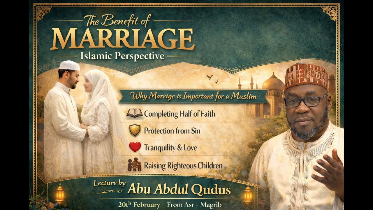 The Benefit of Marriage - Islamic Perspective
By Abu Abdul Qudus