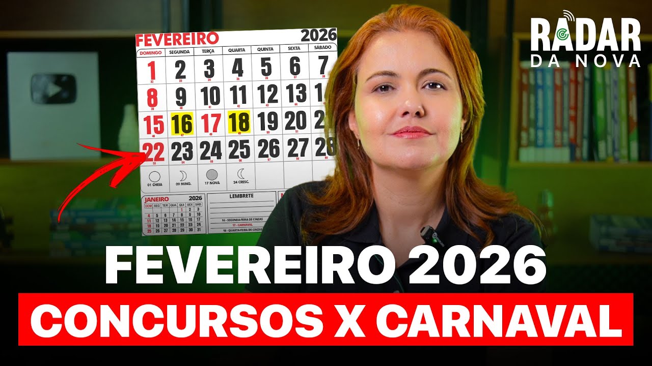 RADAR DE CONCURSOS 🚨 | MELHORES EDITAIS NO INICIO DE FEVEREIRO 2026