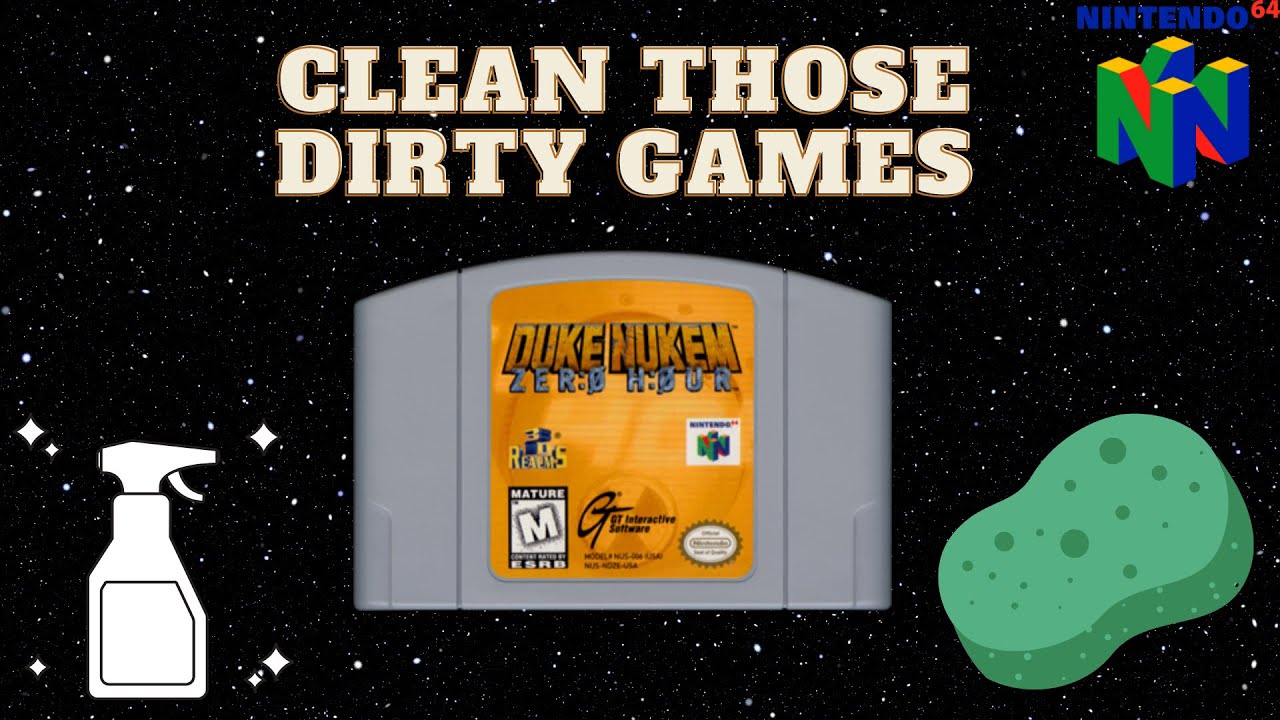 How to Clean the Pins on a Nintendo 64 Cartridge